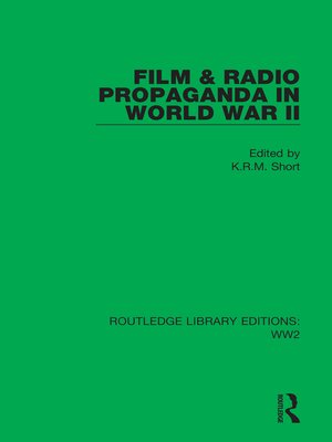 cover image of Film & Radio Propaganda in World War II
